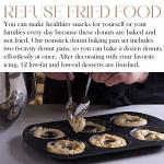 Nonstick Steel Donut Pan with 6 Molds