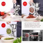 Meat Grinder Manual Mincer - Meat Grinders For Home Use Sausage Maker & Burger Patty Stuffer with Table Clamp, Hand Operated Kitchen Tool for Homemade Pork, Beef, and Sausage - Easy to Clean