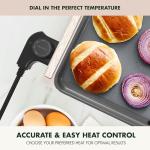 GreenPan 10.5”x20” Electric Griddle with Warming Drawer