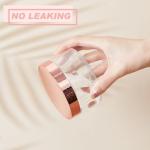 Dandat 24 Pcs 4 oz Plastic Jar Container with Lid and Label Refillable Empty Round Clear with Rose Gold PET Cosmetic Sample Containers for Lotion, Cream, Ointments, Body Butter, Makeup, Travel Storage