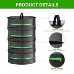 iPower 2ft 4-Layer Hanging Herb Drying Rack