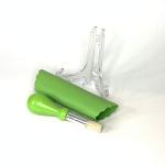 BonCera, All-in-one Premium Ceramic Garlic Grater Plate 4-Piece Set - Yellow Olive Design, Classic Style - For Garlic, Ginger, Chocolate, and more! - Comes with 5.25" Plate, Peeler, Brush, and Stand