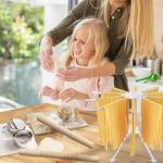 12 PCS Pasta Maker Tool Set Include 1 Pasta Drying Rack 1 Gnocchi Board 1 Dough Scraper 4 Ravioli Maker Cutter 2 Dumpling Maker Tool 1 Noodle Cutter 1 Rolling Pin 1 Pasta Stamp For Homemade Pasta (12)