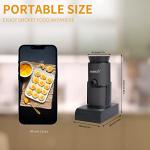 Boruit SK305 Drink Smoke Gun Cocktail Smoker Kit with Wood Chips, Whiskey Meat Bbq Cheese Smoking Infuser Portable Cold Flavour Dry Blaster