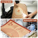 Silicone Baking Pastry Dough Mat - 28x20Inch Extra Large Cookie Bread Rolling Mats Sheet, Nonstick Kitchen Counter Kneading Board, Thick Reusable Pie Cookies Pizza Fondant Making Matt with Measurement