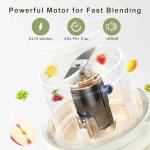 CKemu Portable Blender Shakes and Smoothies, Rechargeable Cordless Blender, 13.5 oz, BPA Free, Dishwasher Safe
