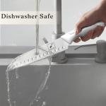 imarku Kitchen Knife Set, Japanese Knives Set For Kitchen, Stainless Steel Knife Set With Block, Deba Knives For Fish/Meat Slicing, Kitchen Essentials, White, Anti-Slip Handle, Dishwasher Safe