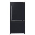 Forno 31" Milano Espresso Black Fridge with Bottom Freezer - 17.2 cu. ft Counter Depth Refrigerator with Touch Control & LED - Swing Door Fridge with Adjustable Door Bins and Crisper Drawer
