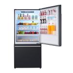Forno 31" Milano Espresso Black Fridge with Bottom Freezer - 17.2 cu. ft Counter Depth Refrigerator with Touch Control & LED - Swing Door Fridge with Adjustable Door Bins and Crisper Drawer