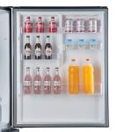 Forno 31" Milano Espresso Black Fridge with Bottom Freezer - 17.2 cu. ft Counter Depth Refrigerator with Touch Control & LED - Swing Door Fridge with Adjustable Door Bins and Crisper Drawer