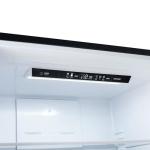 Forno 31" Milano Espresso Black Fridge with Bottom Freezer - 17.2 cu. ft Counter Depth Refrigerator with Touch Control & LED - Swing Door Fridge with Adjustable Door Bins and Crisper Drawer