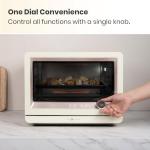 VAL CUCINA 7-in-1 Steam Convection Oven Countertop with Air Fry, Bake, Sous Vide, Ferment, Built-in Recipes | Anti-Scalding, Self Clean, Food-grade Stainless Steel Cavity & Accessories | 1500W