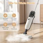 Steam Mop, MultiPurpose Steam Cleaner for Home with Handheld Steamer Mops Accessories Pet Steam Mop Cleaner for Floor Cleaning, Hardfloor, Tile, Carpet for Whole Home Use