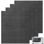 GWYSY 4 Packs Oven Liners for Bottom of Oven, 16"x12" Pre-Cut Rectangle Reusable Fiberglass Heat Resistant Non-Stick Mats for Breville BOV900BSS BOV950BSS Smart Oven Air Fryer Pro Convection Oven