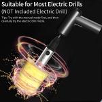 Newness Pineapple Corer Cutter, [Upgraded, Electric & Manual] Stainless Steel Fruit Pineapple Slicer with Electric Drill Accessory [Easier & Faster], Sturdy Pineapple Core Remover Kitchen Tool