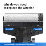 2 Pack Vacuum Wheels Replacement Compatible with Tineco Floor ONE S5/Floor One S5 Pro, Floor ONE S7 Pro Cordless Vacuum Cleaners,2 Front Wheels Replacement Parts