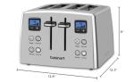 Cuisinart 4-Slice Stainless Steel Motorized Toaster