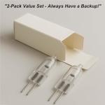 10W 12V G4 Bi-Pin Base Oven Light Bulbs for Dacor 86364 Halogen Light Bulbs，Compatible with 86573, 8-6573, DE81-05142A,Replacement for Electric Ovens, Ranges, and Wall Ovens