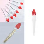 NentMent 50 Pack Cuticle Pusher Bags 5.5'' PVC Clear Disposable Cuticle Trimmer Bag Sleeve Pouch for Ear Wax Removal Kit Ear Cleaners Individual Packing Ear Pick Lab Spatula Micro Lab Scoop Spoon