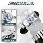 Multifunctional Heavy Duty Can Opener Manual Smooth Edge Can Opener and Bottle Openers with Magnet Durable Sharp Cutting Blade Comfortable Handle Big Effort-Saving Knob Kitchen Tool
