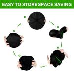 iPower 2ft 6-Layer Herb Drying Rack Breathable Mesh Hanging Dryer with Zippers Foldable Heavy Duty Ring for Garden Plant, Free Storage Bag and Hook Included, 2 Packs