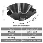 RUVINCE Nonstick Tortilla Bowl Maker Set of 8
