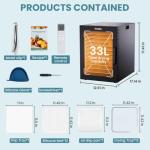 Food Dehydrator for Jerky, 12 Stainless Steel Large Trays, 1200W Fruit Dehydrator with Remote Control, 24H Timer and 194°F Temperature Control, Food Dryer for Jerky, Herbs, Fruit, Dog Treats