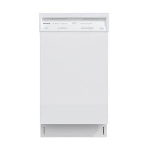 Honeywell 18 Inch Dishwasher with 8 Place settings, 6 Washing Programs, Stainless Steel Tub, UL/Energy Star- White