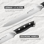 Carving Knife Set - Arrtcy 2 PCS Carving Knife and Fork for Turkey, BBQ - Razor Sharp German Stainless Steel Carving Set with Ergonomic Handle - Full Tang For Meat, Brisket