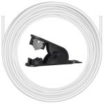 PTFE Tube for 1.75mm Filament 5M(16.5ft), 2mm ID X 4mm OD 3D Printer Tube Food Grade High Temperature Tube Pipe for Most 1.75mm Filament PLA ABS 3D Printer(Milky White)