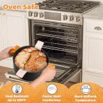 Cast Iron Dutch Oven for Bread Baking, 5 QT Pre-Seasoned Pot with Skillet Lid, Includes Sourdough Bread Baking Supplies, Cast Iron Pot for Frying, Braising, BBQ