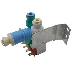Supplying Demand W10408179 1938614 Side-By-Side Refrigerator Dual Water Inlet Valve Assembly Replacement Model Specific Not Universal Blue
