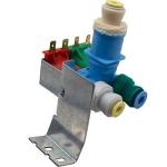 Supplying Demand W10408179 1938614 Side-By-Side Refrigerator Dual Water Inlet Valve Assembly Replacement Model Specific Not Universal Blue