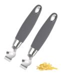 DADERXY 2Pcs Lemon Zester Tool, Citrus Grater Peeler, Orange Channel Knife