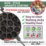 Walnut Cookie Mold Maker 16 Non-Stick Granite - Oreshki Mold Maker - Walnut Cookie Maker Oreshek - Oreshnitsa Maker - Nutty Maker - Oрешница Russian - Nut Cookies Maker - Oreshki Maker Molds