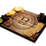 Personalized Christmas Gifts for Couples - Custom Cutting Board Wedding Gifts, Unique Holiday Gift for Family Premium Handmade Wood Gift Anniversarie, Bridal Shower & Couples – Unique Newlywed Gift