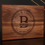 Personalized Christmas Gifts for Couples - Custom Cutting Board Wedding Gifts, Unique Holiday Gift for Family Premium Handmade Wood Gift Anniversarie, Bridal Shower & Couples – Unique Newlywed Gift