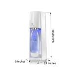 SodaStream - E-TERRA Soda Maker | STARTER KIT | 3 Automatic Carbonation Levels | Includes 1x CO2 Cylinder, 1x 32 Fl Oz Dishwasher Safe Bottle, 1x Pepsi Zero Sugar Mix, 1x Power Adapter | White
