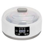 Automatic Yogurt Maker with Adjust Temp(32°C-45°C/90°F-113°F)&Time(1-42h) BPA-free PP Lid,Celsius Increment,Hour Countdown,LED Display,304 Stainless Steel Inner Bowl (1.2 Quart)