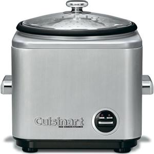 Cuisinart 8-Cup Rice Cooker, Silver, CRC-800NAS
