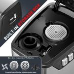 AAOBOSI #12 Meat Grinder, [3000W] 3 Speed Meat Grinder Heavy Duty: Built-in Storage Box, 2 Blades,4 Plates,3 Sausage Stuffers,Kibbe Kit,Meat Claw & Burger Press, for Home & Kitchen Use