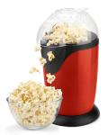 Hot Air Popcorn Maker, 12-Cup Electric Pop Corn Popper machine with Measuring Cup & Butter Melter, Fast Popping & Oil-Free, BPA-Free kitchen appliances for Home Movie Nights & Parties - Ruby