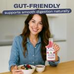 TrueSeaMoss Mixed Berry Sea Moss Lemonade – Antioxidant-Rich Natural Drink with Sea Moss – 4 x 12 fl oz Bottles – Vegan – Made in USA