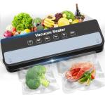 MAXDONE Vacuum Sealer Machine Food Vacuum Sealer for Food Storage Food Sealer Machine 6-in-1 for Dry/Moist Modes, Compact Design with 10 Vacuum Sealer Bags