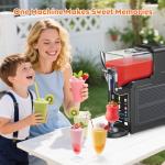 Richday Slushie Machine for Home – 88oz Frozen Drink Maker with 6 Preset Modes, No Ice Needed, Self-Cleaning, BPA-Free, Dishwasher Safe, Ideal for Slush, Frappe, Milkshake, Margarita, Cold Drinks