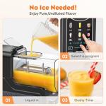 Richday Slushie Machine for Home – 88oz Frozen Drink Maker with 6 Preset Modes, No Ice Needed, Self-Cleaning, BPA-Free, Dishwasher Safe, Ideal for Slush, Frappe, Milkshake, Margarita, Cold Drinks