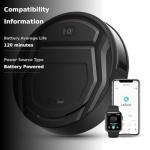 Lefant M210P Robot Vacuum, Powerful Suction, Quiet, Ultra-Slim, 120 Mins Runtime, Self-Charging Robotic Vacuum Cleaner, WiFi/App/Alexa Control, Ideal for Pet Hair & Hard Floors