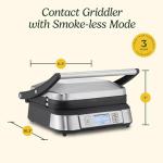 Cuisinart GR-6S Smoke-Less Contact Griddler