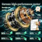 5.0 New Upgraded Nut Milk Maker Machine 10 in 1 nut Milk Maker【NO.1German High-Efficiency Brushless Motor】【TC4 titanium blade】Homemade Almond, Soy, Oats juice, fresh juice Delay Start, Keep Warm