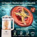 5.0 New Upgraded Nut Milk Maker Machine 10 in 1 nut Milk Maker【NO.1German High-Efficiency Brushless Motor】【TC4 titanium blade】Homemade Almond, Soy, Oats juice, fresh juice Delay Start, Keep Warm